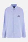 Marc Jacobs The Stripe Long-sleeved Shirt In Clear Blue