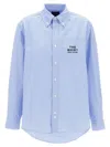 Marc Jacobs Striped Cotton Shirt Collar Pocket Sleeves
