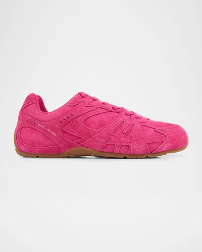 Marc Jacobs The Suede 72 Spring Sneakers In Pink