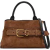 Marc Jacobs The Suede Cristina Satchel In Brown