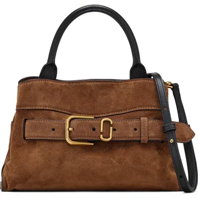 Marc Jacobs The Suede Cristina Satchel In Brown
