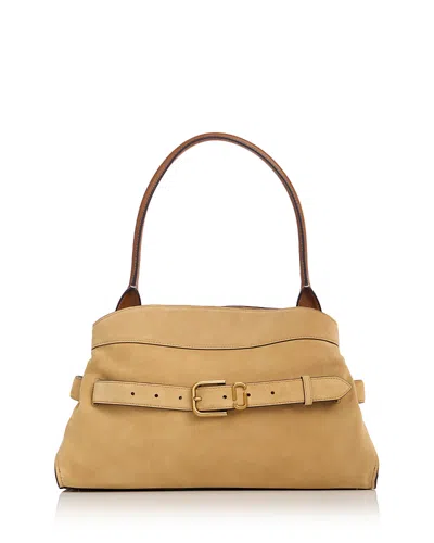Marc Jacobs The Suede Dakota Satchel In Neutral