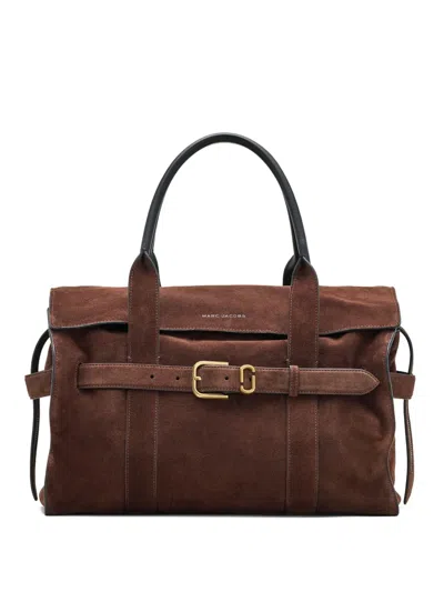 Marc Jacobs The Suede Dakota Tote Bag In Brown