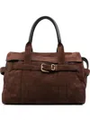 Marc Jacobs The Suede Dakota Tote Bag In Brown Leather  In Brown