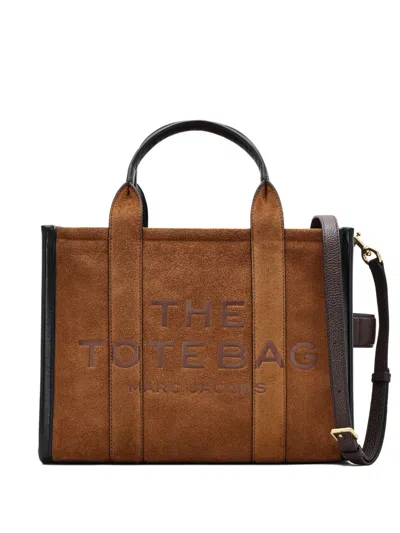 Marc Jacobs The Suede Medium Tote Bag In Brown