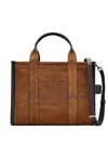 Marc Jacobs Medium Suede Tote Bag With Adjustable Strap In Brown