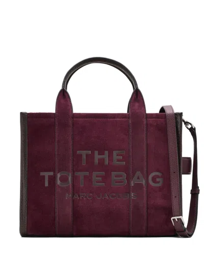 Marc Jacobs The Suede Medium Tote Bag In Red
