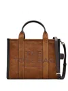 Marc Jacobs Medium Suede Tote Bag With Adjustable Strap In Brown