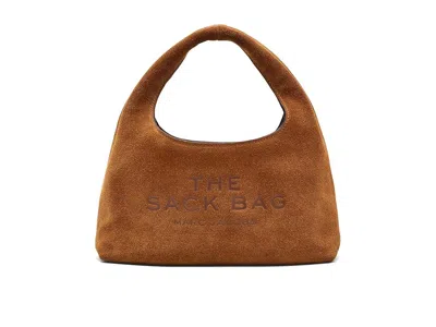 Marc Jacobs The Suede Mini Sack Bag Handbags Copper: One Size In Brown