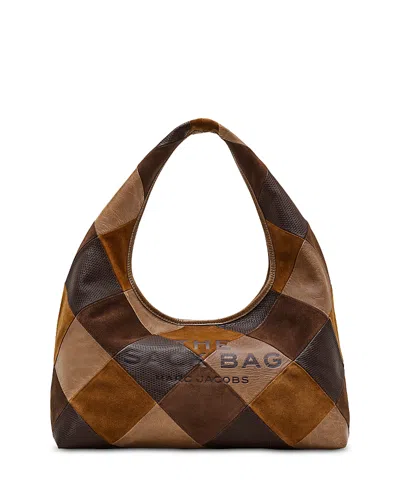 MARC JACOBS THE SUEDE PATCHWORK SACK BAG
