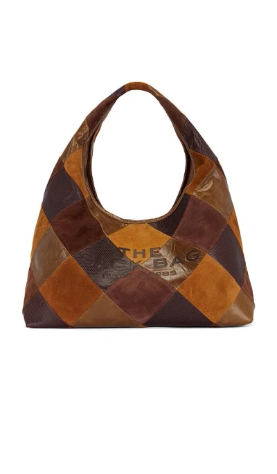 Marc Jacobs The Suede Patchwork Sack Bag In Multi