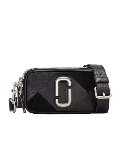 Marc Jacobs The Suede Patchwork Snapshot In Multi