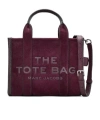 Marc Jacobs Dark Plum The Logo Small Tote In Burgundy