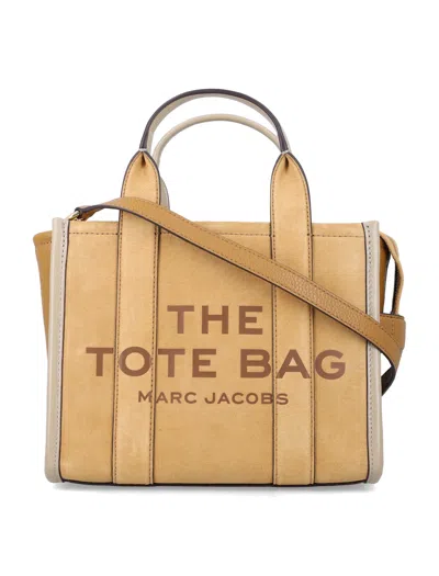 Marc Jacobs The Suede Small Tote Bag In Nude