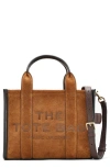 Marc Jacobs The Suede Small Tote Bags In Brown