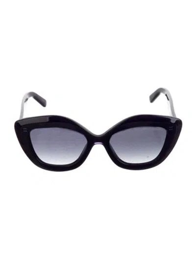 Pre-owned Marc Jacobs The Sunglasses Cat-eye Sunglasses In Purple