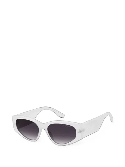 Marc Jacobs The Sunglasses Cat-eye Sunglasses In White