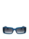 Marc Jacobs The Sunglasses Rectangular-frame Sunglasses In Blue