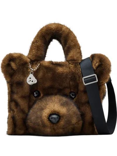 Marc Jacobs The Teddy Bear Tote Bag In Black