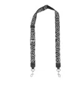 Marc Jacobs Logo-print Bag Strap In Black