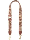 Marc Jacobs Logo-print Strap In Argan Oil Multi/gold
