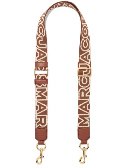 Marc Jacobs Logo-print Strap In Argan Oil Multi/gold