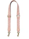 Marc Jacobs The Strap Bag Strap In Rose Multi/gold