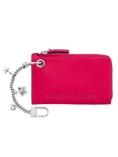 MARC JACOBS MARC JACOBS THE TOP ZIP CHARM WALLET