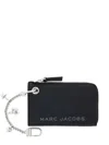 Marc Jacobs The Top Zip Charm Wallet Accessories In Black