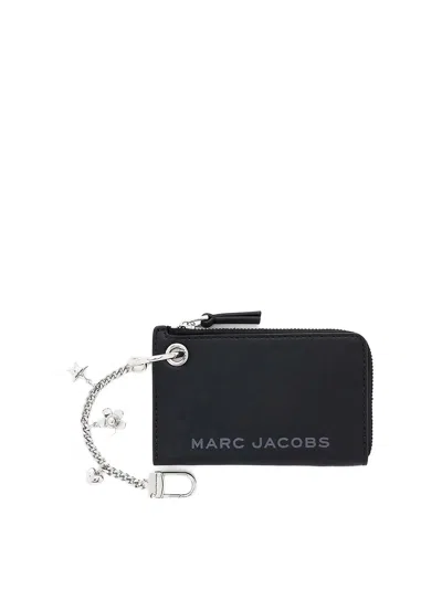 Marc Jacobs The Top Zip Charm Wallet In Black