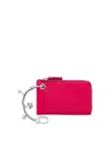 Marc Jacobs The Top Zip Charm Wallet In Nude