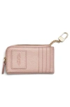 Marc Jacobs The Top Zip Multi Leather Wallet In Rose