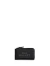 Marc Jacobs The Top Zip Multi Wallet In Black Leather