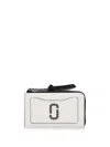 Marc Jacobs White Leather Utility Snapshot Wallet In White