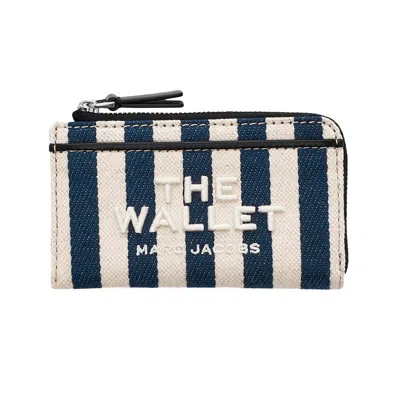 Pre-owned Marc Jacobs The Top Zip Multi Wallet 'blue Sea' | Women's Size Onesize