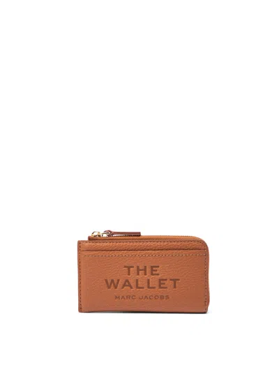 Marc Jacobs The Top Zip Multi Wallet In Brown
