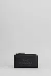 Marc Jacobs The Top Zip Multi Wallet In Black Leather In Black
