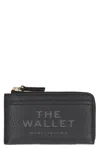 Marc Jacobs The Top Zip Multi Wallet Leather In Black