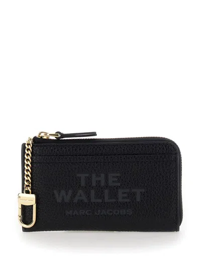 Marc Jacobs The Top Zip Multi Wallet Leather In Black