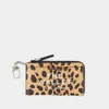 Marc Jacobs The Top Zip Wallet - Leather - Leopard In Black