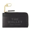 Marc Jacobs Black 'the Leather Top Zip Multi' Wallet In Black