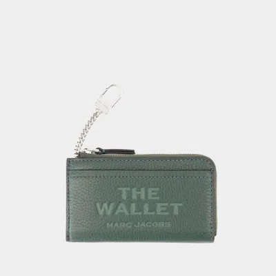 Marc Jacobs The Top Zip Wallet In Green