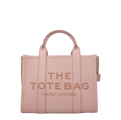 Marc Jacobs Handbags The Tote Bag Woman Leather Pink/rose