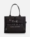 Marc Jacobs The Cargo Canvas Large Tote Bag In Black In Black
