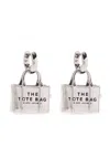 Marc Jacobs The Tote Bag Earrings In Metallic