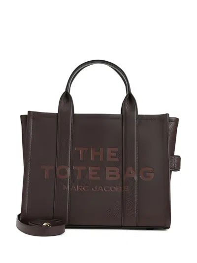 Marc Jacobs The Tote Bag Embossed Tote Bag In Brown