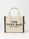 Marc Jacobs Jacquard Pattern Fabric Tote With Detachable Strap In Sand