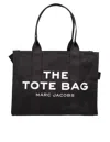Marc Jacobs The Tote Bag Large Canvas Tote In Black