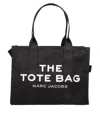 Marc Jacobs The Tote Bag Large Canvas Tote In Black