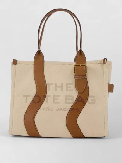 Marc Jacobs The Tote Bag Large Cotton Tote Bag In Purple